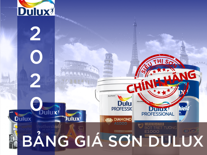 Bảng giá sơn Dulux mới nhất